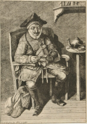 An Old Man Reading