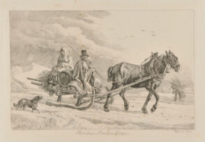 Sledding in Munich (Müchener bauernschlitten)