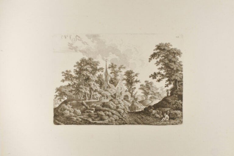 LANDSCAPE WITH SMALL CHURCH