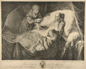 Isaac donnant sa benediction