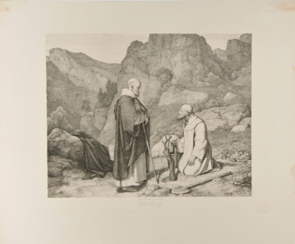 Hermits Cultivating Baren Land