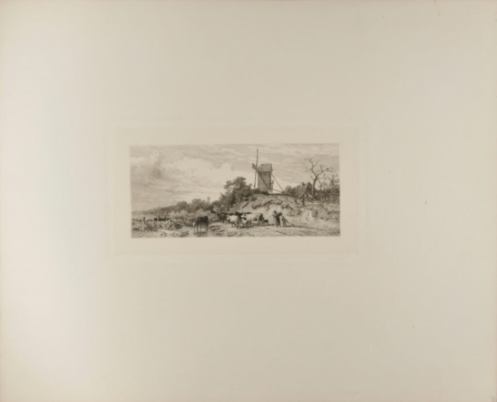 Landscape with Cattle and a Windmill
