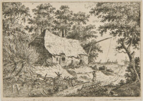 Landscape with Thatched Cottage and Well