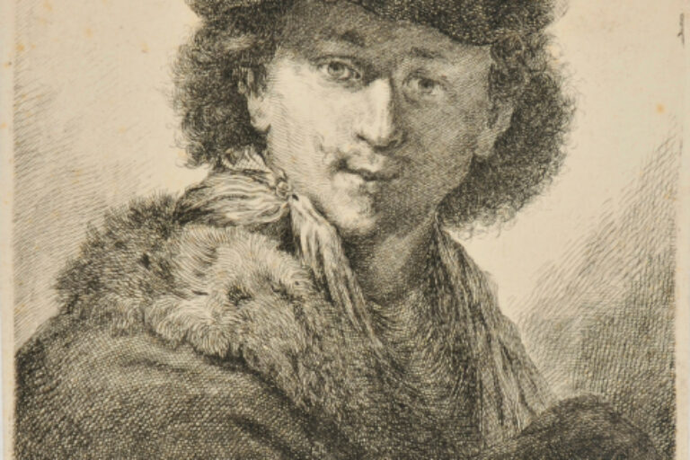 SELF-PORTRAIT OF CHRISTOPH NATHE AS REMBRANDT