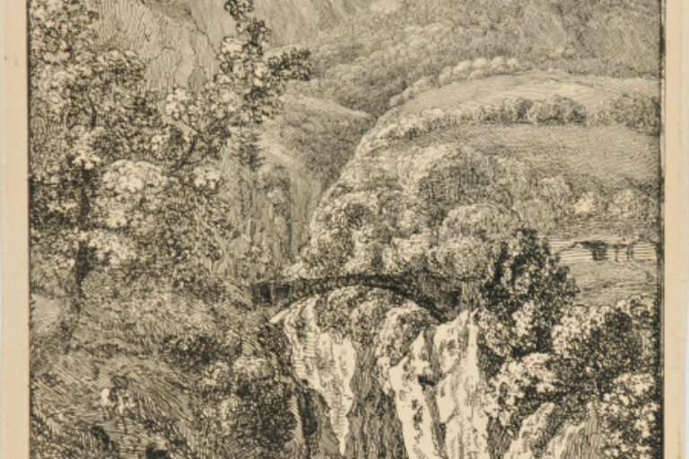 THE DEVIL'S BRIDGE AT SAINT GOTTHARD, SWITZERLAND