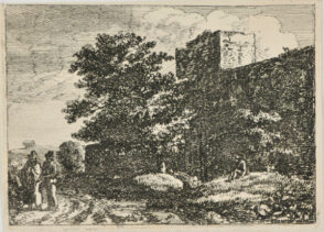 Plate from “Sammlung Radirter Blaetter von Nathe” (Leizpig: Rostische Kunsthandlung, 1808)