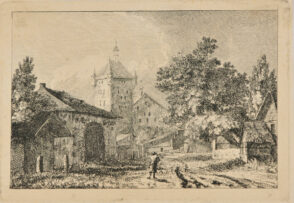 Plate from “Sammlung Radirter Blaetter von Nathe” (Leizpig: Rostische Kunsthandlung, 1808)