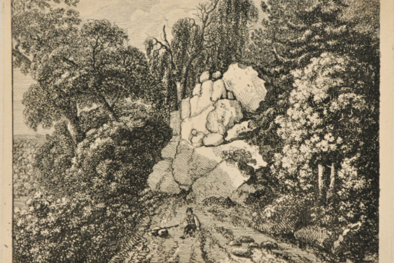 SANDSTONE OUTCROPPING IN SAXON SWITZERLAND