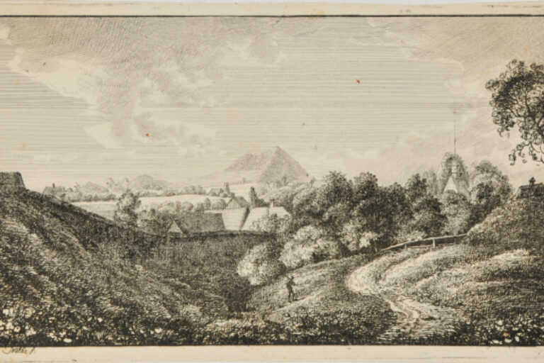 THE TOWN OF GÖRLITZ BELOW LANDESKRONE MOUNTAIN