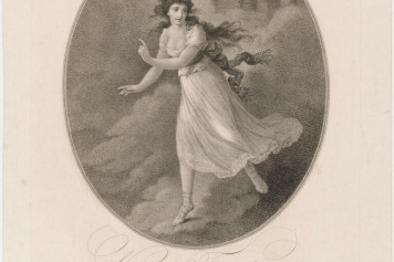 THE DANCER MARIA VIGANO AS TERPSICHORE