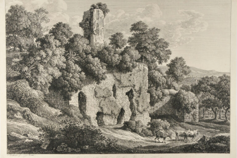 RUINS OF THE VILLA OF VENTIDIO BASSO AT TIVOLI