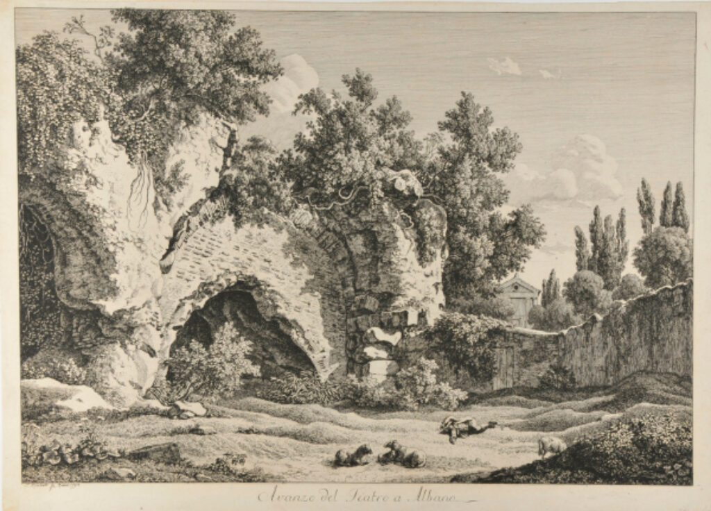 Remains of the Theatre at Albano