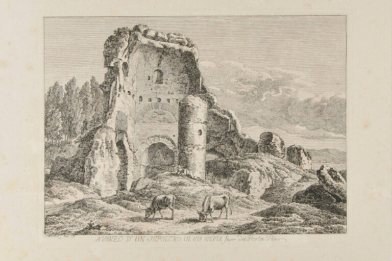 REMAINS OF A TOMB IN VIA NEVIA, OUTSIDE THE PORTA PIA