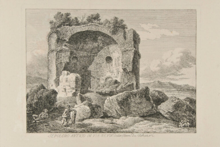ANCIENT TOMB IN THE VIA NEVIA, CALLED THE TORRE DE SCHIAVI