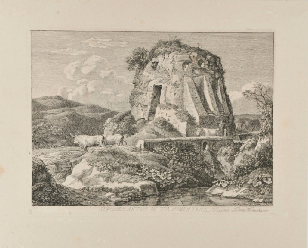 Ancient Tomb in the Via Nomentana, near the Nomentano Bridge