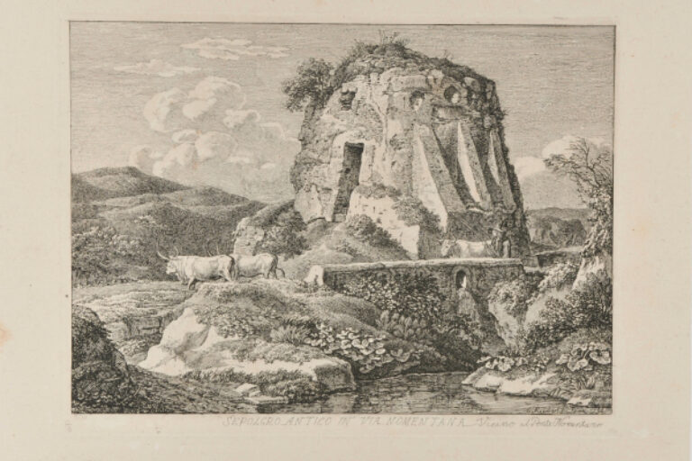 ANCIENT TOMB IN THE VIA NOMENTANA, NEAR THE NOMENTANO BRIDGE