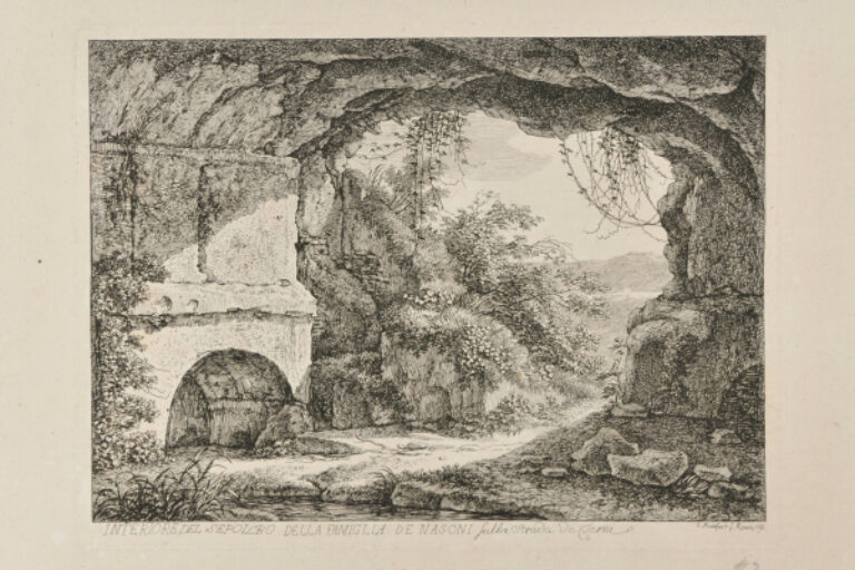 INTERIOR OF THE TOMB OF THE NASONI, ON THE STRADA DE TERMI