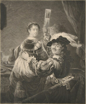 Rembrandt and Saskia at Breakfast