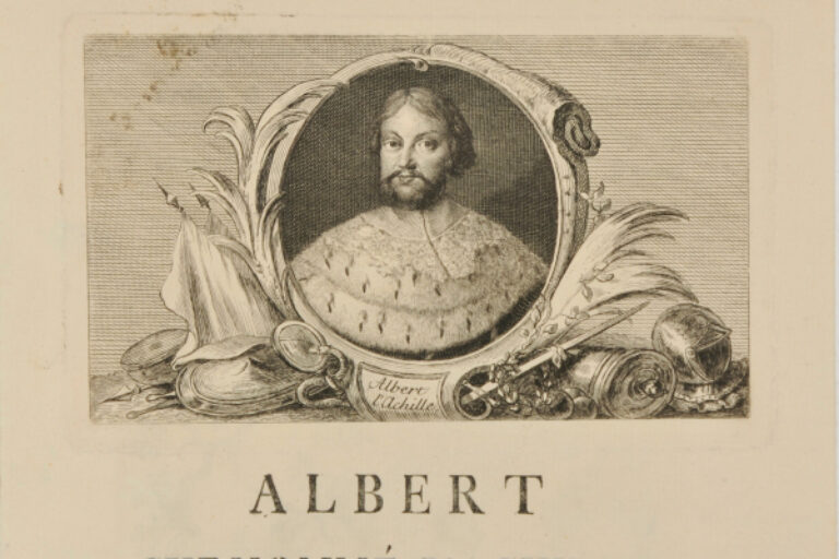 OPENING VIGNETTE FOR THE LIFE OF THE ELECTOR (CALLED "ACHILLES") OF BRANDENBURG