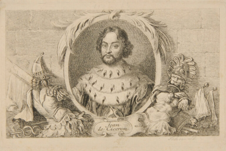 OPENING VIGNETTE FOR THE LIFE OF ELECTOR JOHANN (CALLED "CICERO") OF BRANDENBURG