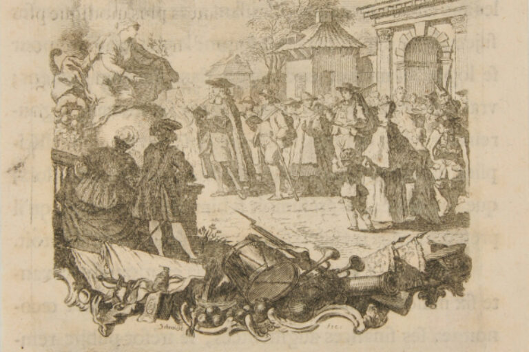 A GROUP OF PEOPLE, LISTENING TO MEN READING FROM BOOKS