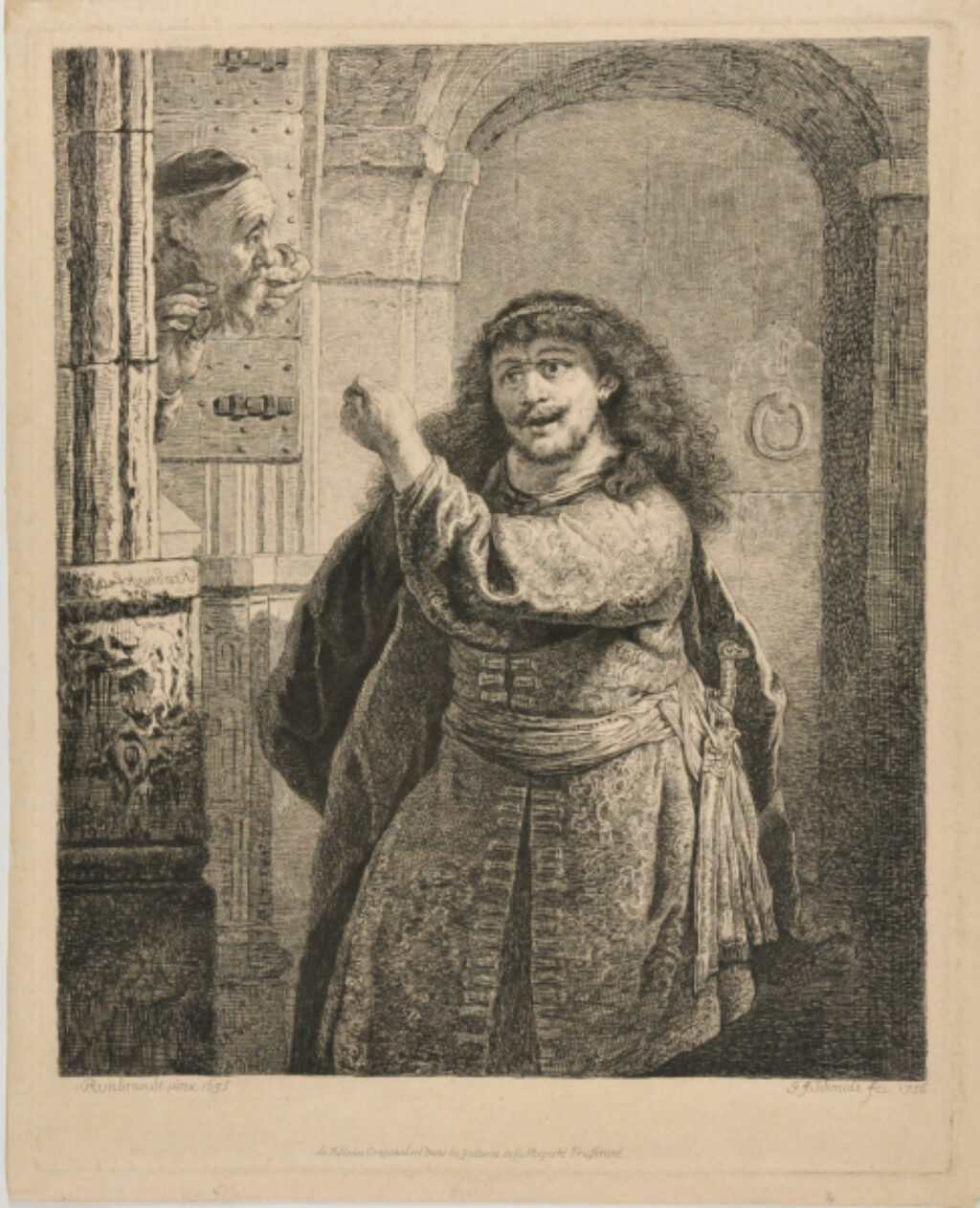 Samson Threatening His Father-in-Law