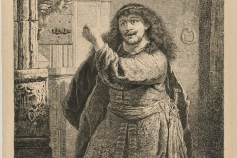 SAMSON THREATENING HIS FATHER-IN-LAW