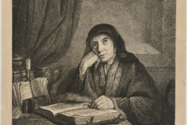 REMBRANDT'S MOTHER READING