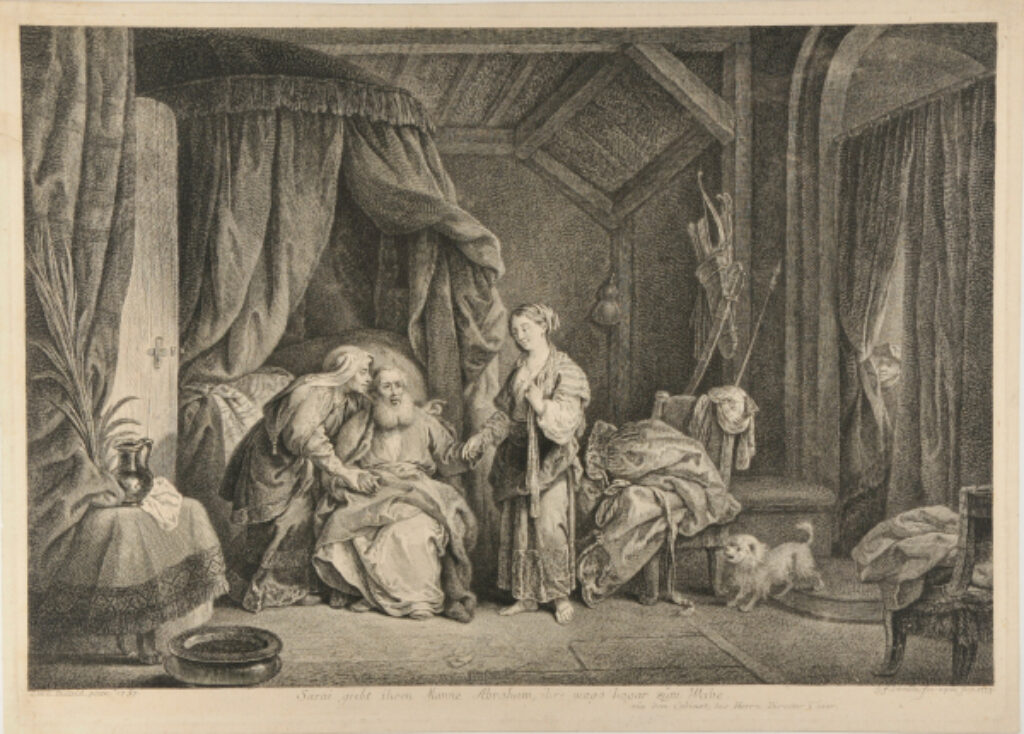 Sarah Presenting Hagar to Abraham