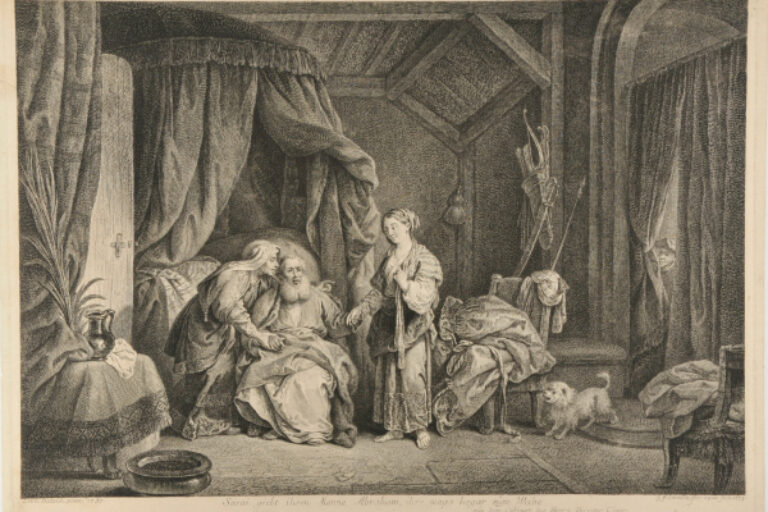 SARAH PRESENTING HAGAR TO ABRAHAM