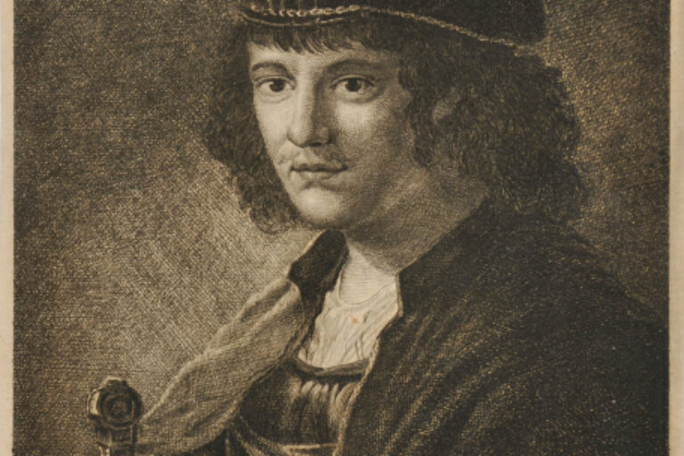 PORTRAIT OF A YOUNG MAN WITH FEATHERS IN HIS CAP