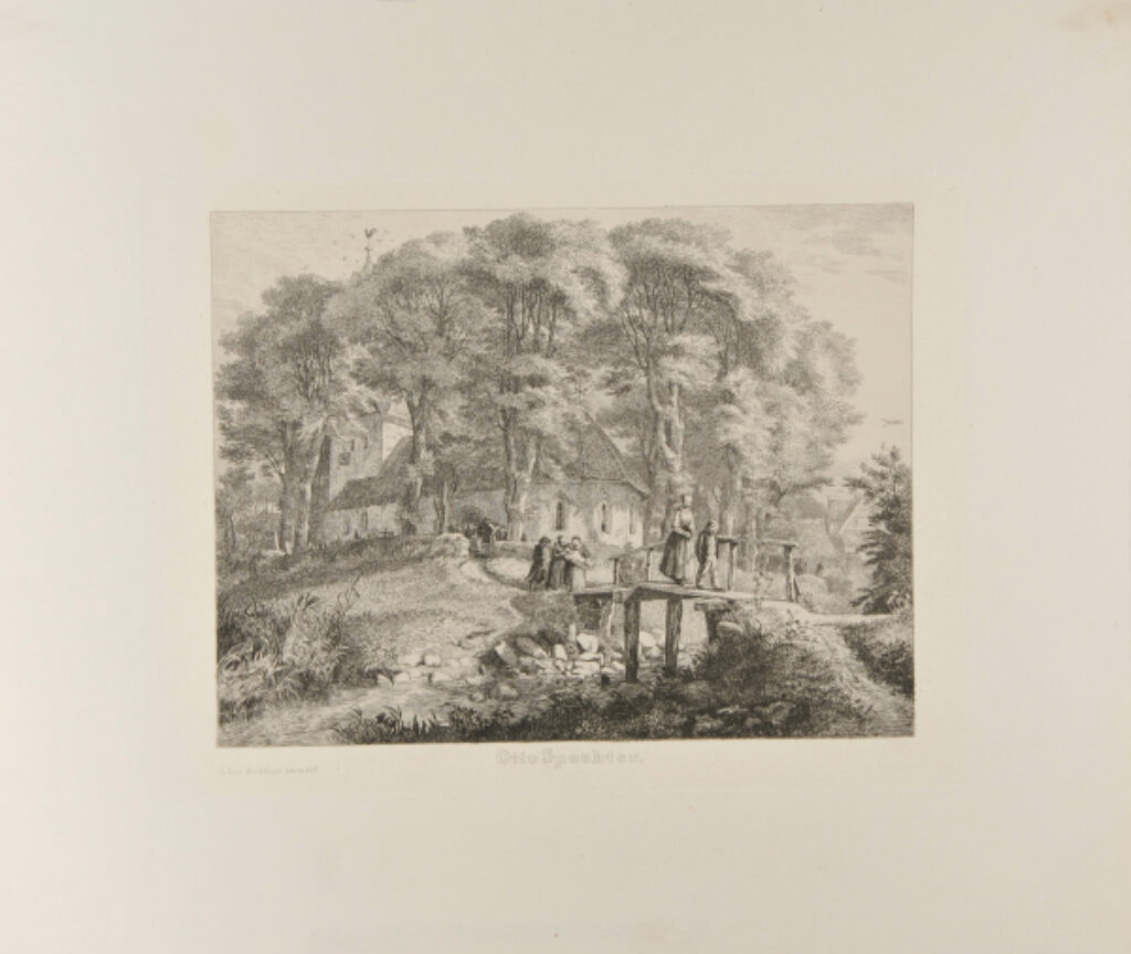 The Return from the Christening (The Viilage Church in Rahltstedt near Hamburg)