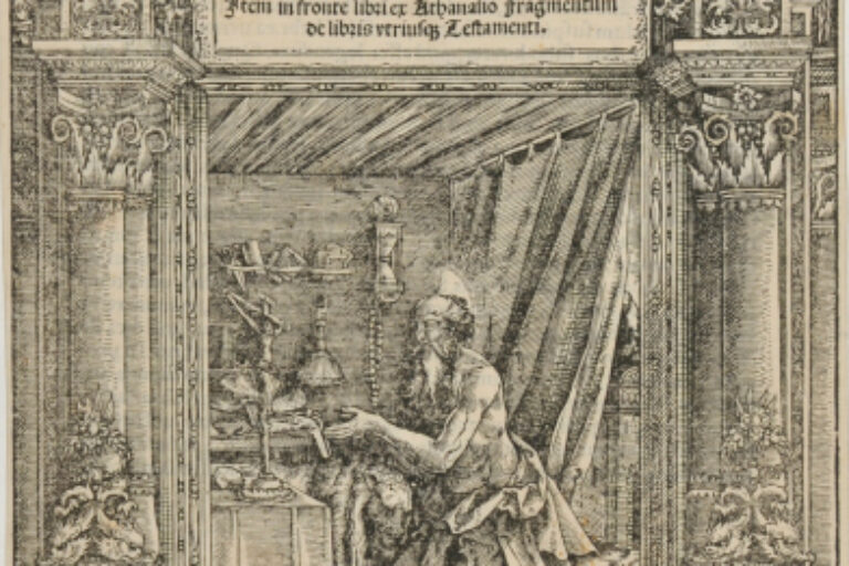 SAINT JEROME KNEELING IN HIS CELL