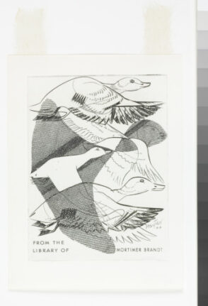 Bookplate (From the Library of Mortimer Brandt)