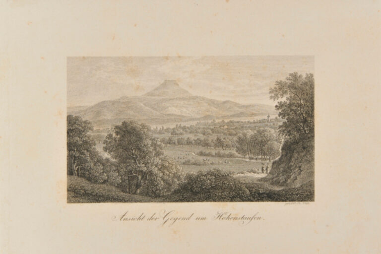 VIEW OF THE VALLEY NEAR HOHENSTAUFEN