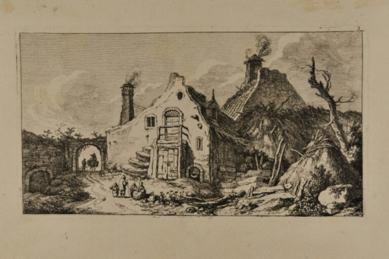 FARMSTEAD WITH STAIRCASE