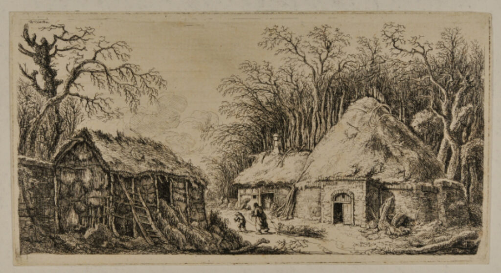 Winter Landscape with Brushwood Collectors Returning Home
