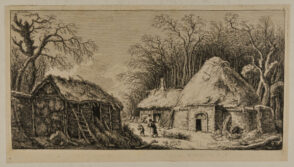Winter Landscape with Brushwood Collectors Returning Home