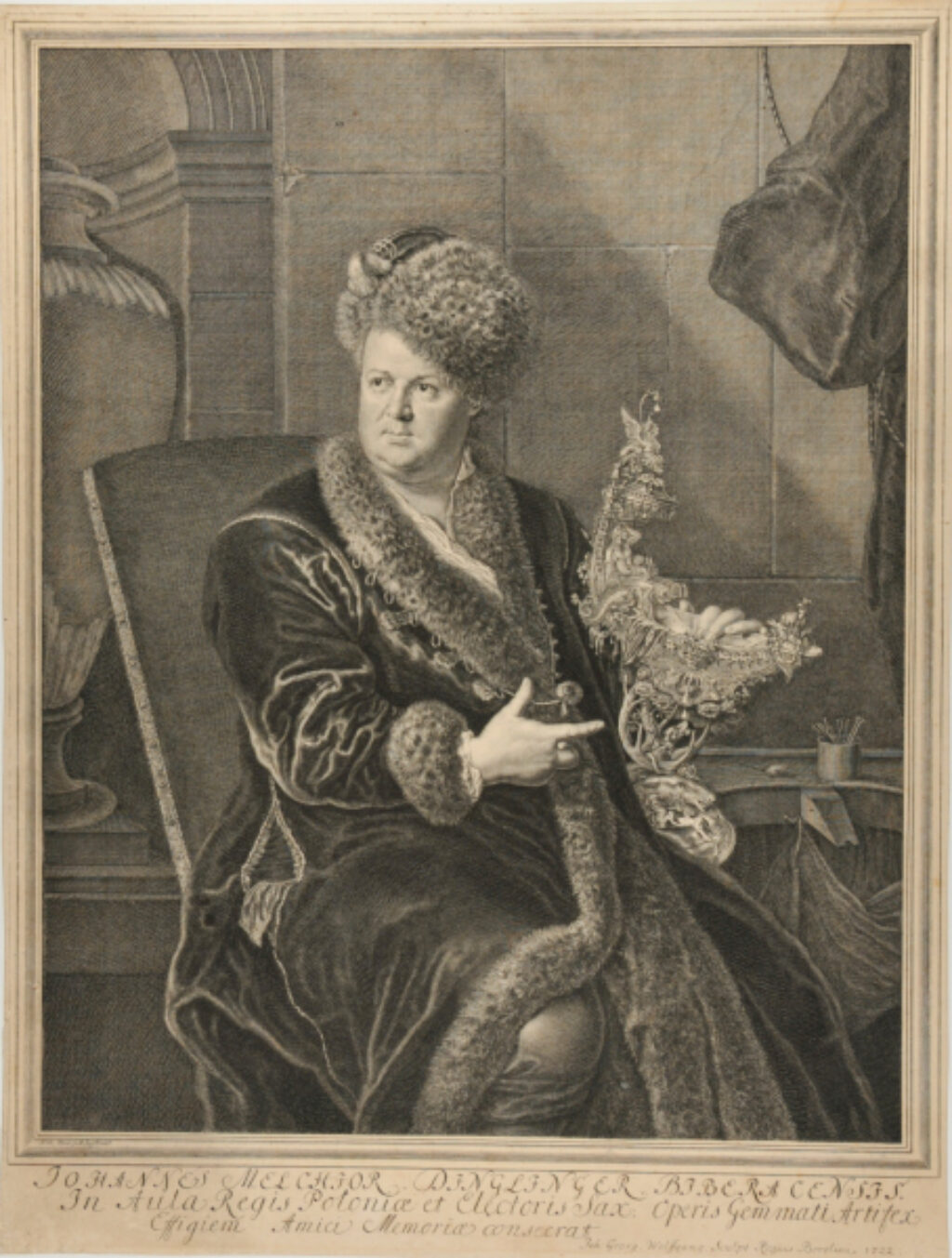 Johannes Melchior Dinglinger Bibera Censis