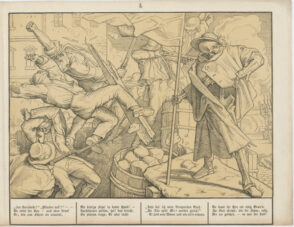 Death Standing on a Barricade