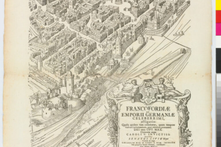 PLATE FROM THE SERIES "SIEGE OF FRANKFURT"