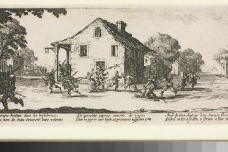 SCENE OF PILLAGE