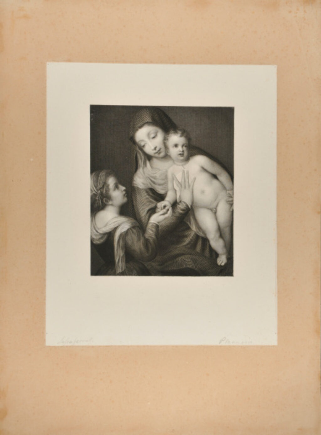 The Virgin and Child with Female Saint