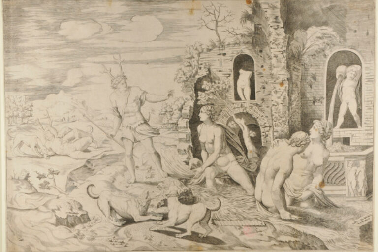 DIANA AND HER NYMPHS BATHING