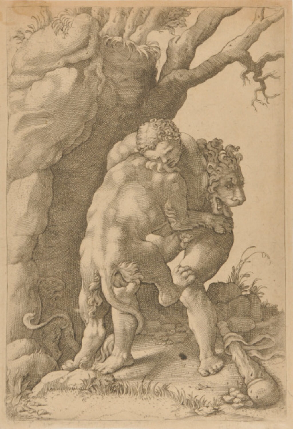 Hercules Strangling the Nemean Lion