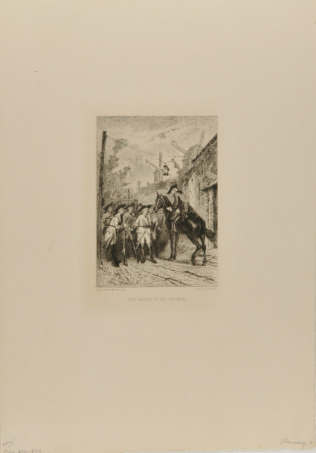 Des grieux et les archers