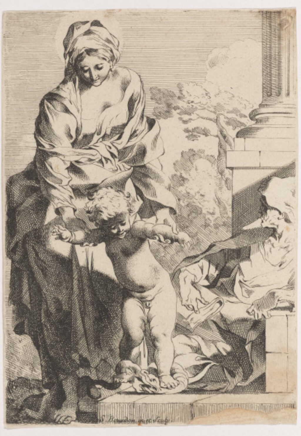 The Christ Child Trampling on Sin - Image 1