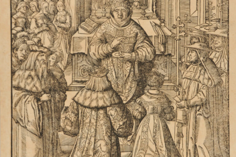 THE EMPEROR MAXIMILIAN PARTAKING OF THE HOLY SACRAMENT