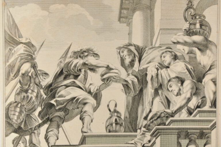 MELCHIZEDEK, KING OF SALEM, BROUGHT FORTH BREAD AND WINE