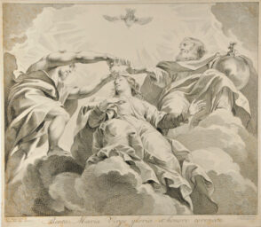 The Virgin, in the Clouds, Being Crowned